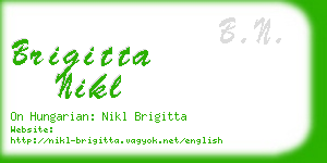 brigitta nikl business card